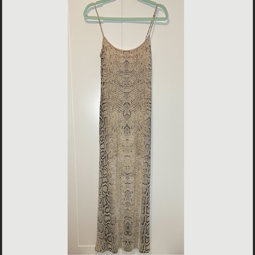 Roberto Cavalli VINTAGE 90s - snakeskin print gown
